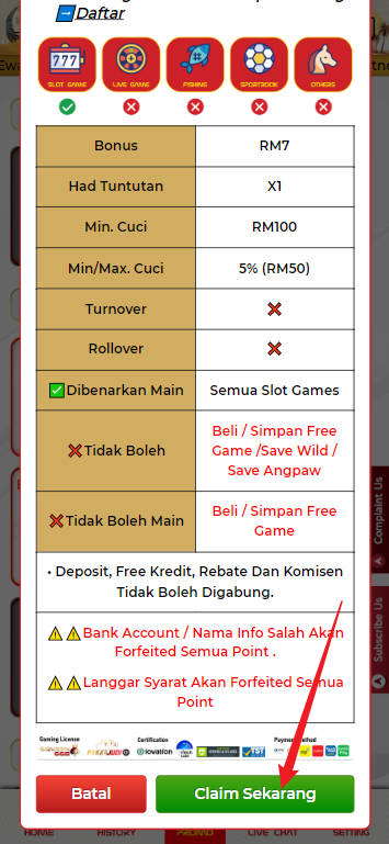 Step 3 - Register at PakarJudi8 Casino - Part 2