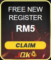 Freecreditrm - JQK Malaysia Free Credit Slot RM5 - Banner