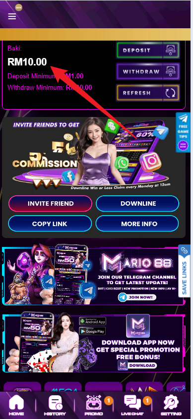 Step 4 - Register at Mario88 Casino - Free Credit 365 - Part 1