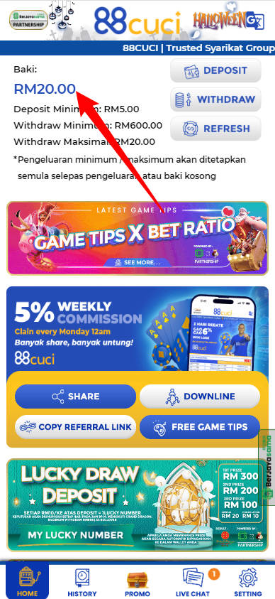 Step 4 - Register at 88CUCI Casino - Part 1