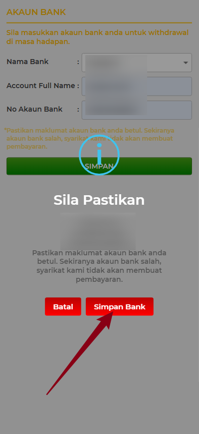 Step 2 - Register at SqueenVIP Casino - Part 2