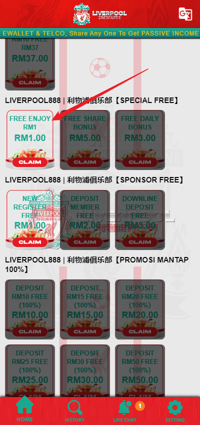 Step 4 - Register at liverpool888 Casino (part 1)