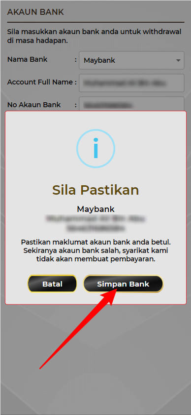 Step 2 - Register at 99Kopitiam Casino - Part 2