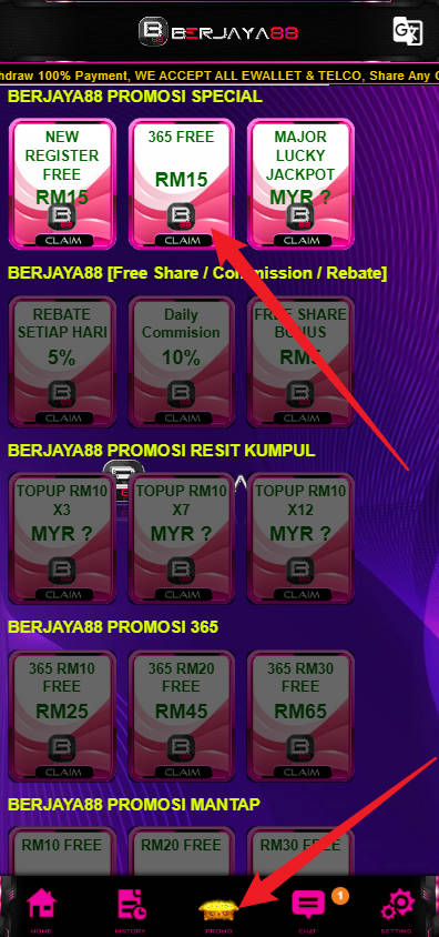 Step 3 - Register at Berjaya88 Casino - Part 1