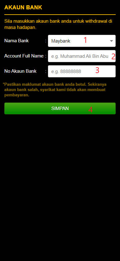 Step 2 - Register at JUDYMYR Casino - Free Credit Slot - Part 1