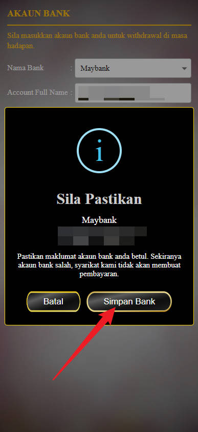 Step 2 - Register at Topup33 Casino - Part 2