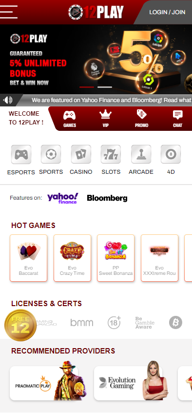 12play-Online-Casino-Malaysia-Screenshot