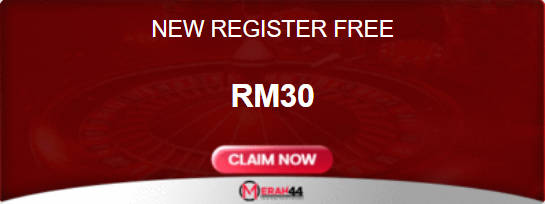 Freecreditrm - Merah44 Free Credit No Deposit RM30 - Banner