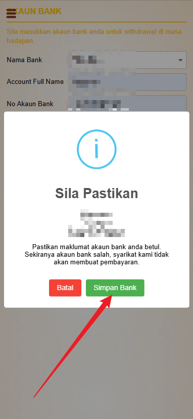 Step 2 - Register at Maju369 Casino - Part 2