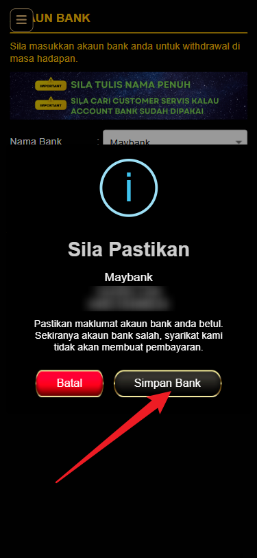 Step 2 - Register at CashKingBet Casino - Part 2