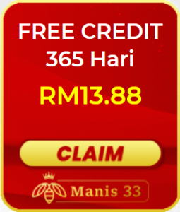 Freecreditrm - Manis33 Free Credit 365 - Banner