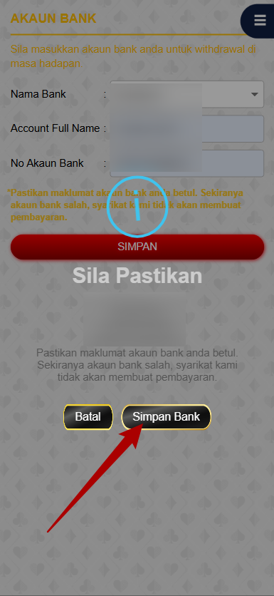 Step 2 - Register at 125Win Casino - Part 2