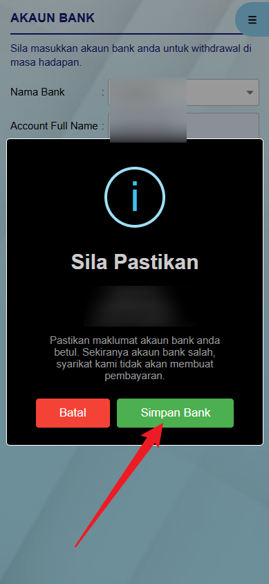 Step 2 - Register at Hari2Lucky Casino - Free Credit Slot - Part 2
