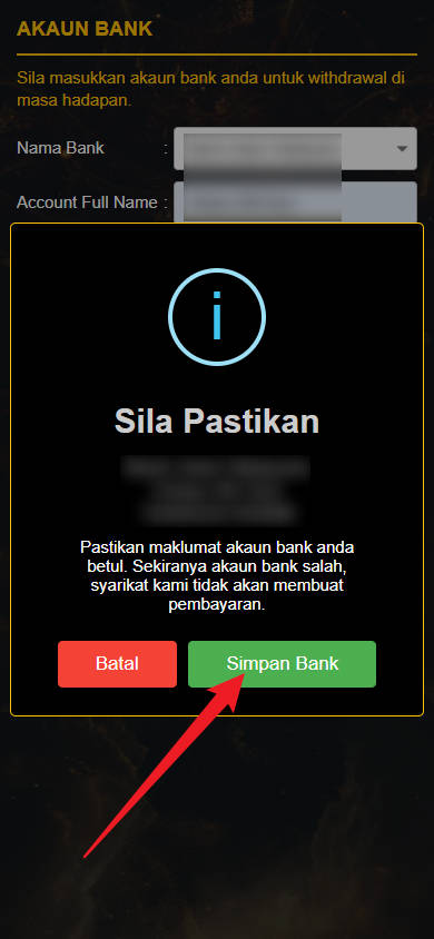 Step 2 - Register at Crown99 Casino - Part 2