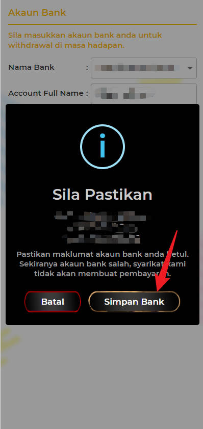 Step 2 - Register at Lepak44 Casino - Part 2