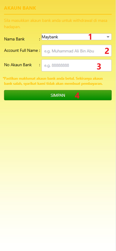 Step 2 - Register at iSport77 Casino - Part 1