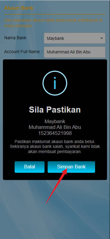 Step 2 - Register at Newsky88 Casino - Part 2