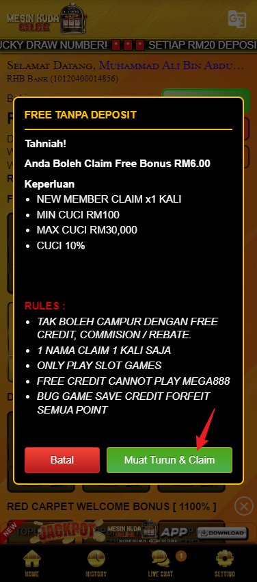 Step 3 - Download Mesin Kuda Online 888 App (Part 2)