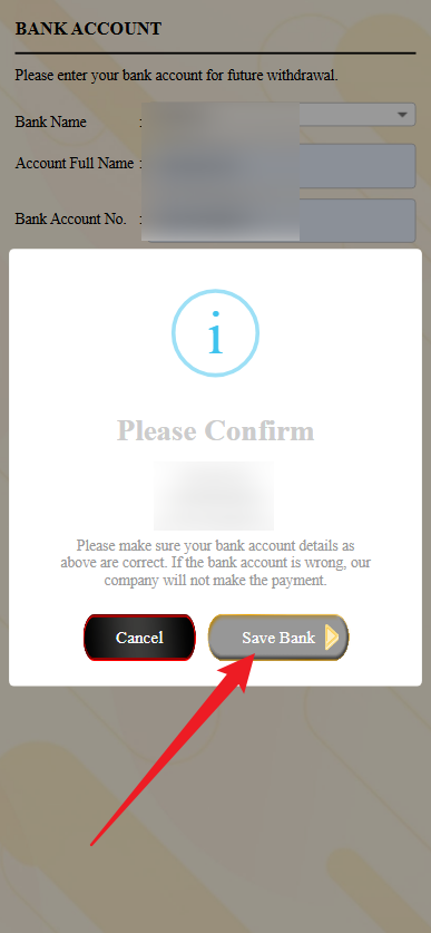 Step 2 - Register at iSama88 Casino - Part 2