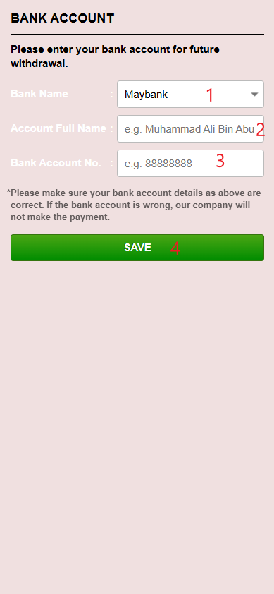 Step 2 - Register at Miking8 Casino - Part 1