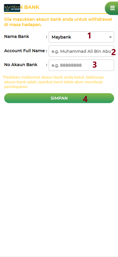 Step 2 - Register at 668Duit Casino - Part 1 Step 2 - Register at 668Duit Casino - Part 1