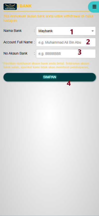 Step 2 - Register at MyJudi96 Casino - Part 1 Step 2 - Register at MyJudi96 Casino - Part 1