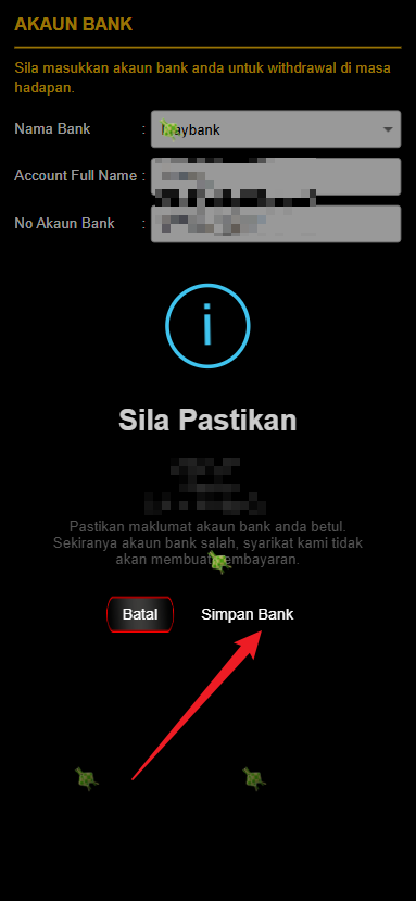 Step 2 - Register at Hebatboss Casino - Part 2 Step 2 - Register at Hebatboss Casino - Part 2