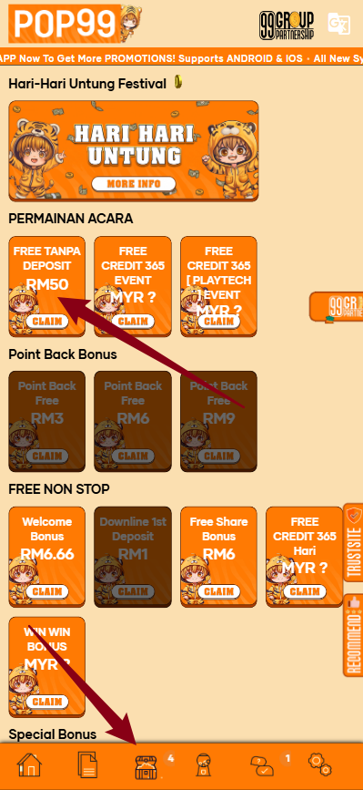 Step 3 - Register at POP99 Casino - Part 1 Step 3 - Register at POP99 Casino - Part 1