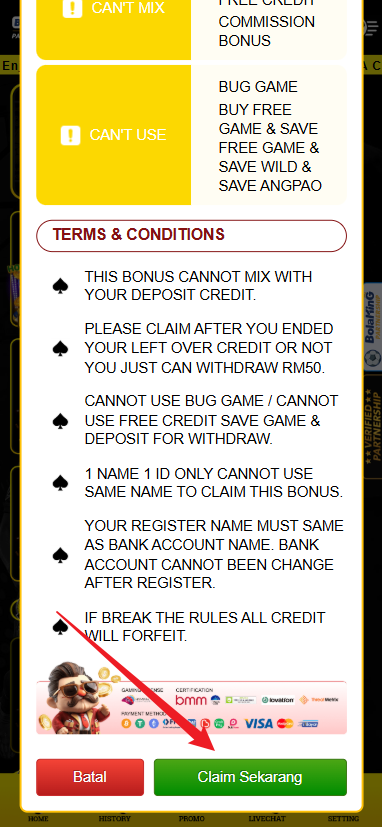 Step 3 - Register at Sepak888 Casino - Part 2 Step 3 - Register at Sepak888 Casino - Part 2