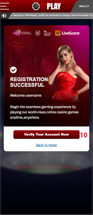 Step 2 - Verify Account (Part 1) Step 2 - Verify Account (Part 1)