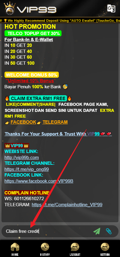Step 3 - Register at vip99 Casino (part 2) Step 3 - Register at vip99 Casino (part 2)