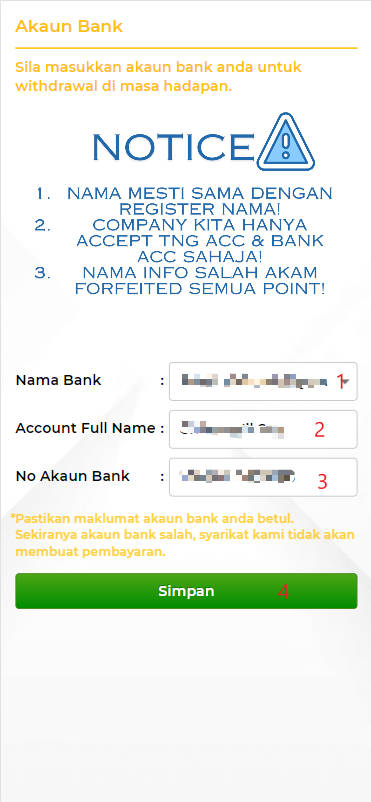 Step 2 - Register at MyKad99 Casino - Part 1 Step 2 - Register at MyKad99 Casino - Part 1