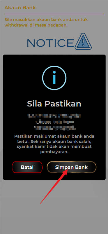 Step 2 - Register at MyKad99 Casino - Part 2 Step 2 - Register at MyKad99 Casino - Part 2