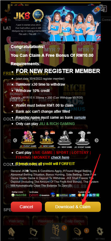 Step 3 - Register at Judiking88 Casino - Part 2 Step 3 - Register at Judiking88 Casino - Part 2