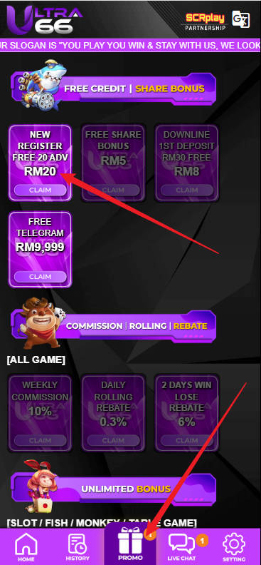 Step 3 - Register at Ultra66 Casino - Part 1 Step 3 - Register at Ultra66 Casino - Part 1