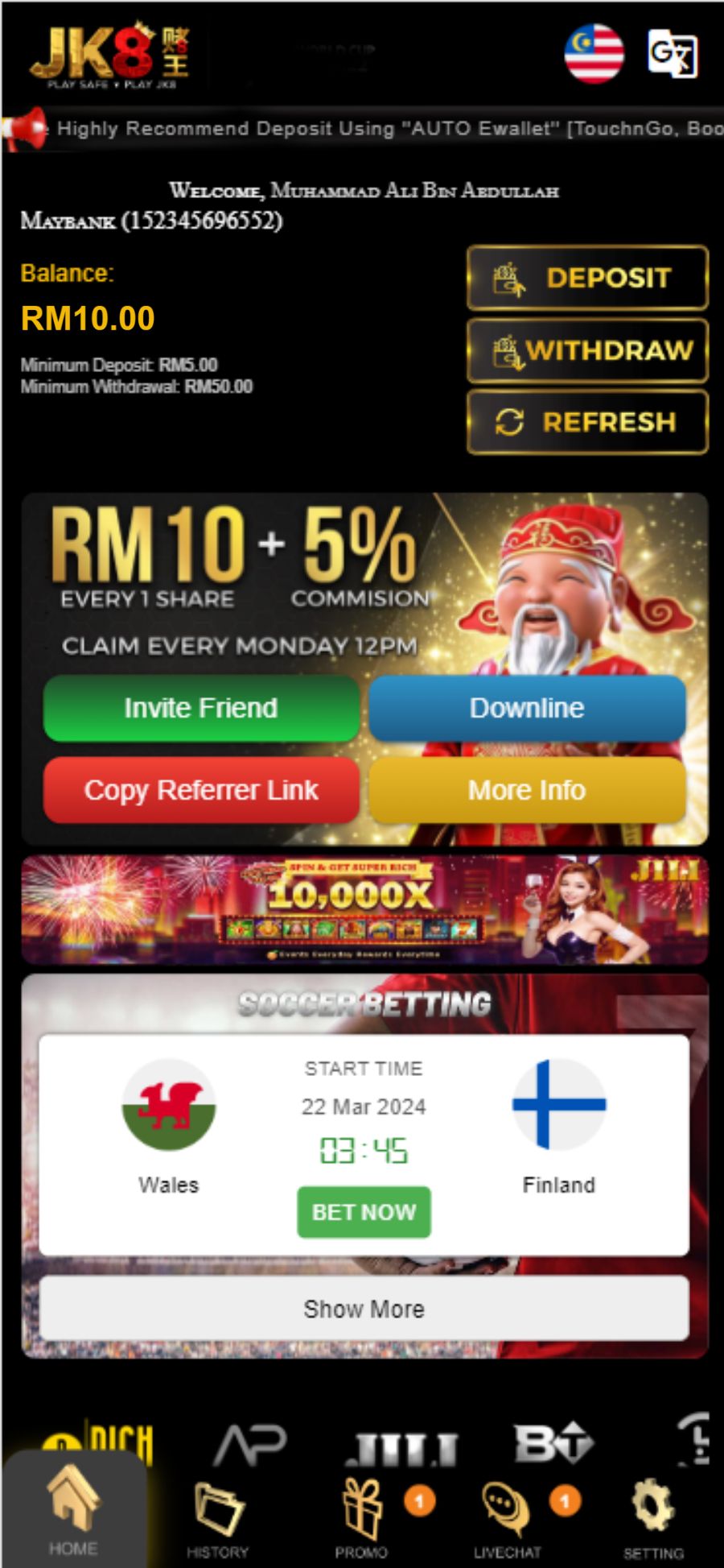 Step 4 - Register at Judiking88 Casino - Part 1 Step 4 - Register at Judiking88 Casino - Part 1