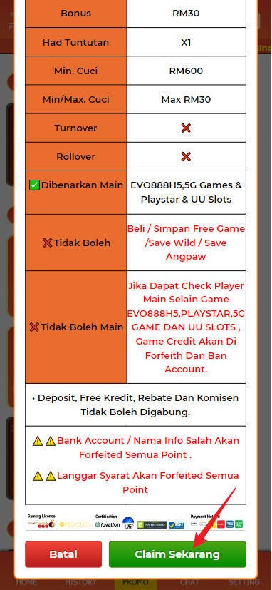 Step 3 - Register at OngCuci Casino - Part 2 Step 3 - Register at OngCuci Casino - Part 2