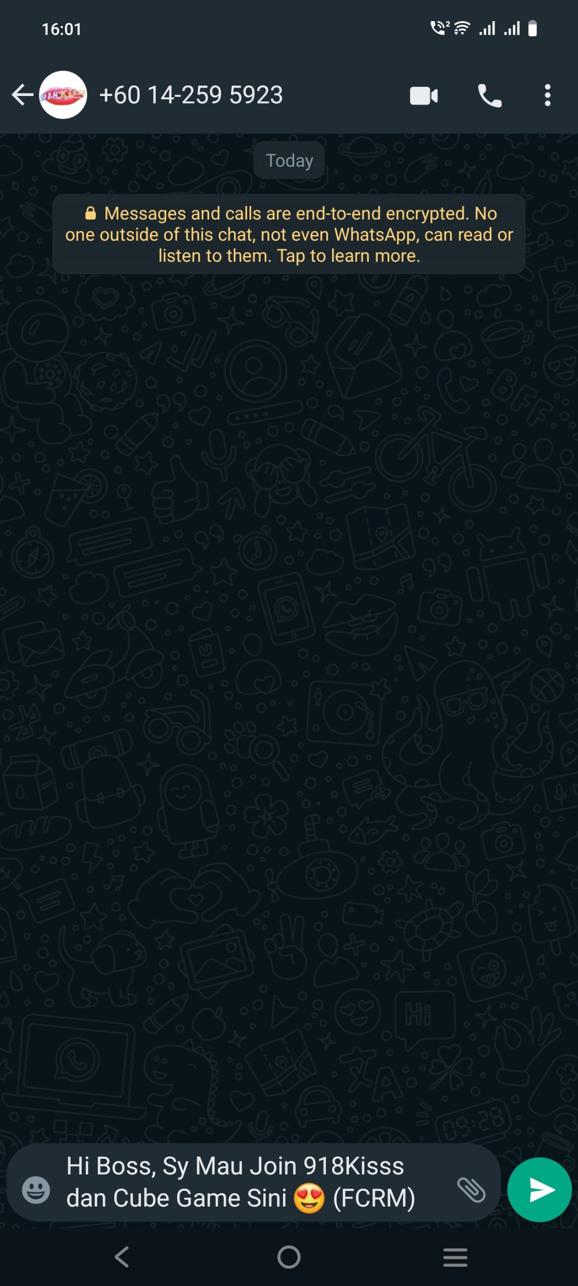 Step 1 - Go to 918KISS WhatsApp support Step 1 - Go to 918KISS WhatsApp support