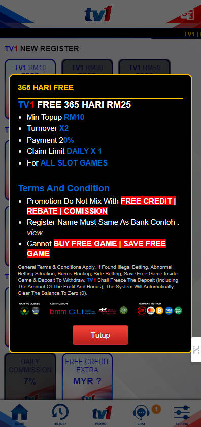 Step 3 - Register at TV1 Casino - Part 2 Step 3 - Register at TV1 Casino - Part 2