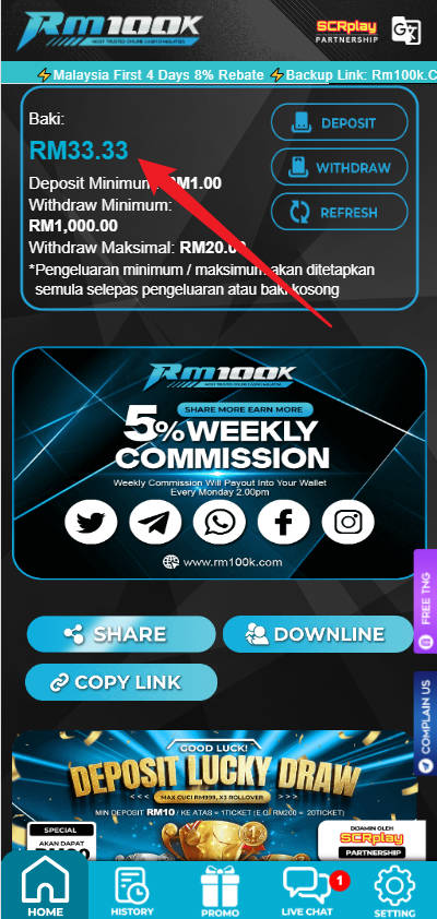 Step 4 - Register at RM100k Casino - Part 1 Step 4 - Register at RM100k Casino - Part 1