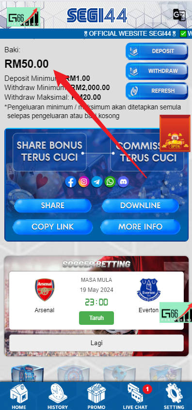Step 4 - Register at SEGI44 Casino - Part 1 Step 4 - Register at SEGI44 Casino - Part 1
