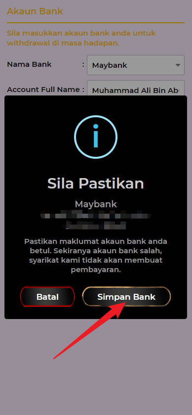Step 2 - Register at Judi4U Casino - Part 2 Step 2 - Register at Judi4U Casino - Part 2