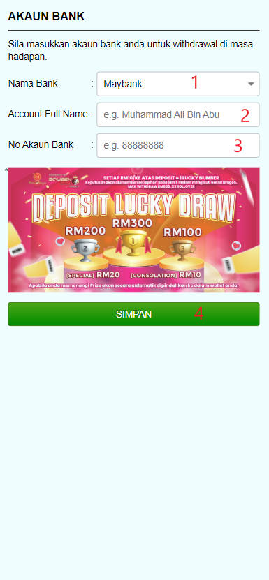 Step 2 - Register at Daun44 Casino - Part 1 Step 2 - Register at Daun44 Casino - Part 1
