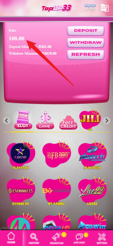 Step 4 - Register at Topup33 Casino - Part 1 Step 4 - Register at Topup33 Casino - Part 1