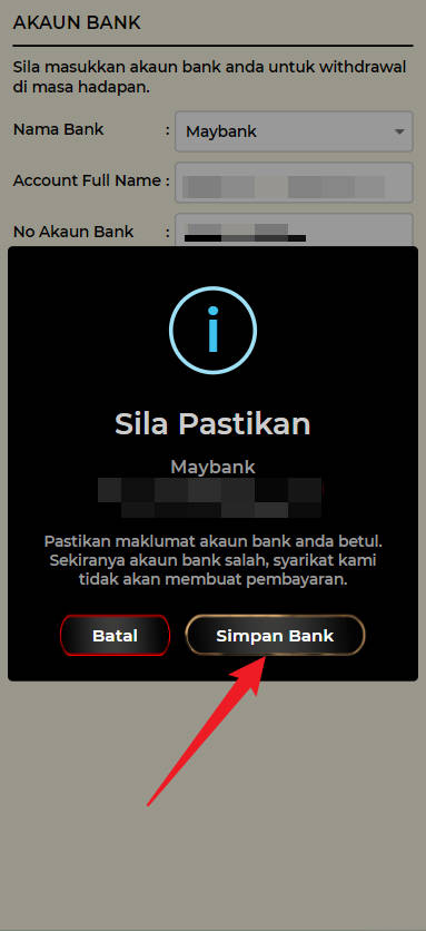 Step 2 - Register at KKCuci Casino - Part 2 Step 2 - Register at KKCuci Casino - Part 2