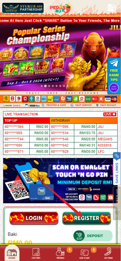 Step 1 - Register at Pedas77 Casino - Part 1 Step 1 - Register at Pedas77 Casino - Part 1