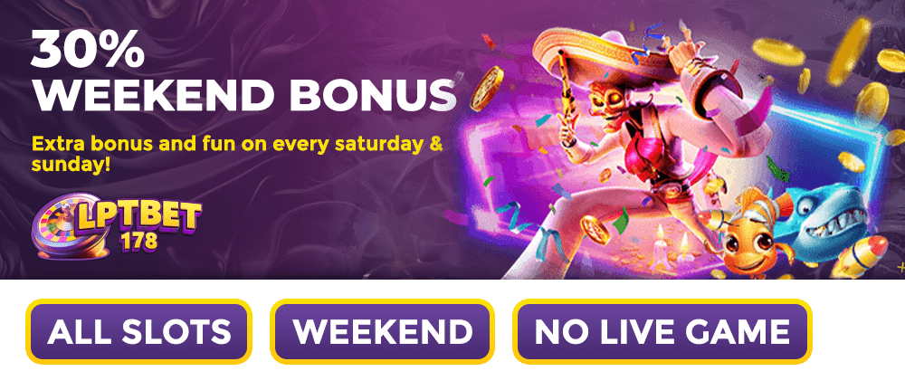 Freecreditrm - LPTBET178 Weekend Bonus - Banner Freecreditrm - LPTBET178 Weekend Bonus - Banner