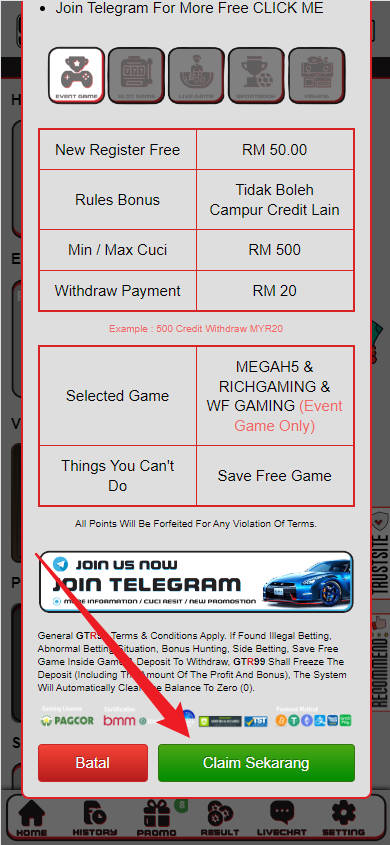 Step 3 - Register at GTR99 Casino - Part 2 Step 3 - Register at GTR99 Casino - Part 2