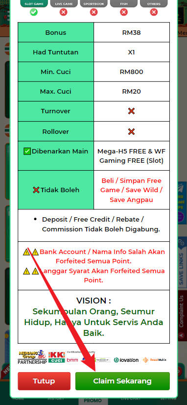 Step 3 - Register at KKCuci Casino - Part 2 Step 3 - Register at KKCuci Casino - Part 2