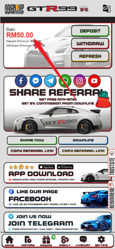Step 4 - Register at GTR99 Casino - Part 1 Step 4 - Register at GTR99 Casino - Part 1